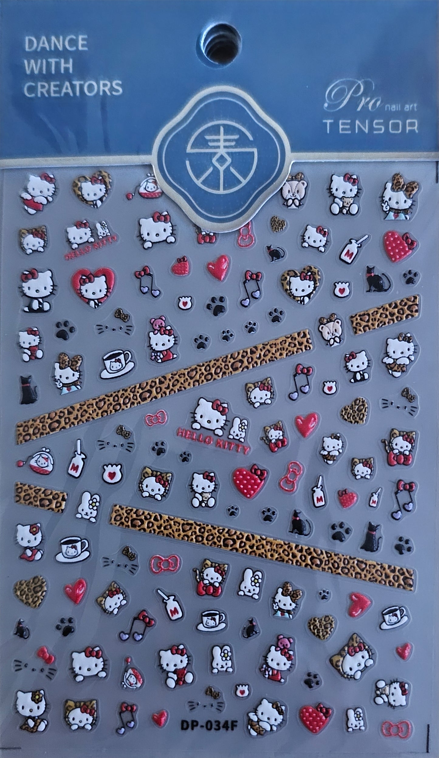 HELLO KITTY NAIL STICKERS