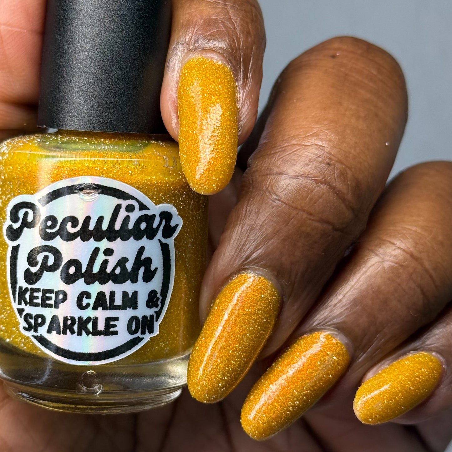 KEEP CALM AND SPARKLE ON (reflective glitter)