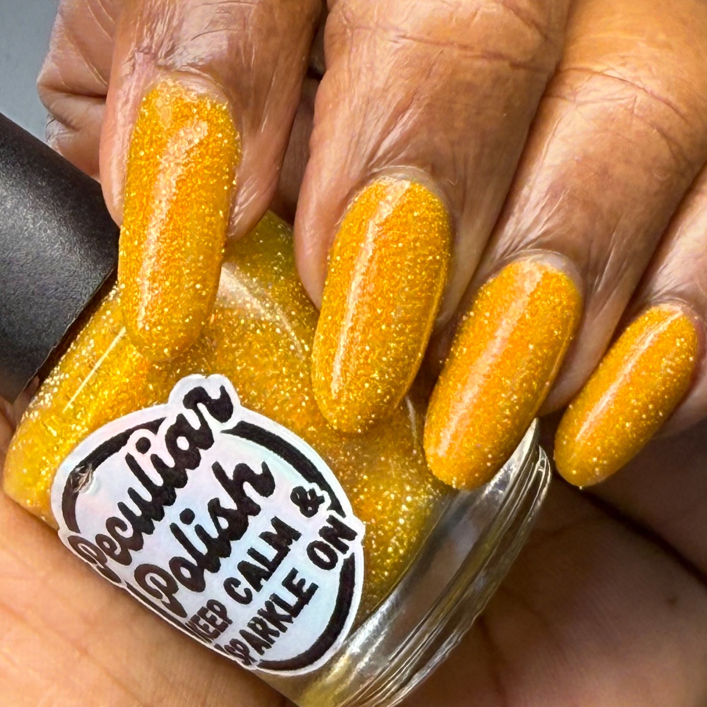 KEEP CALM AND SPARKLE ON (reflective glitter)