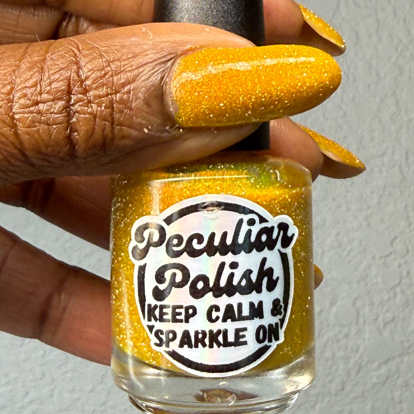 KEEP CALM AND SPARKLE ON (reflective glitter)