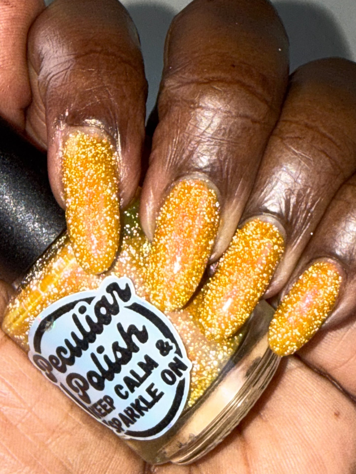 KEEP CALM AND SPARKLE ON (reflective glitter)