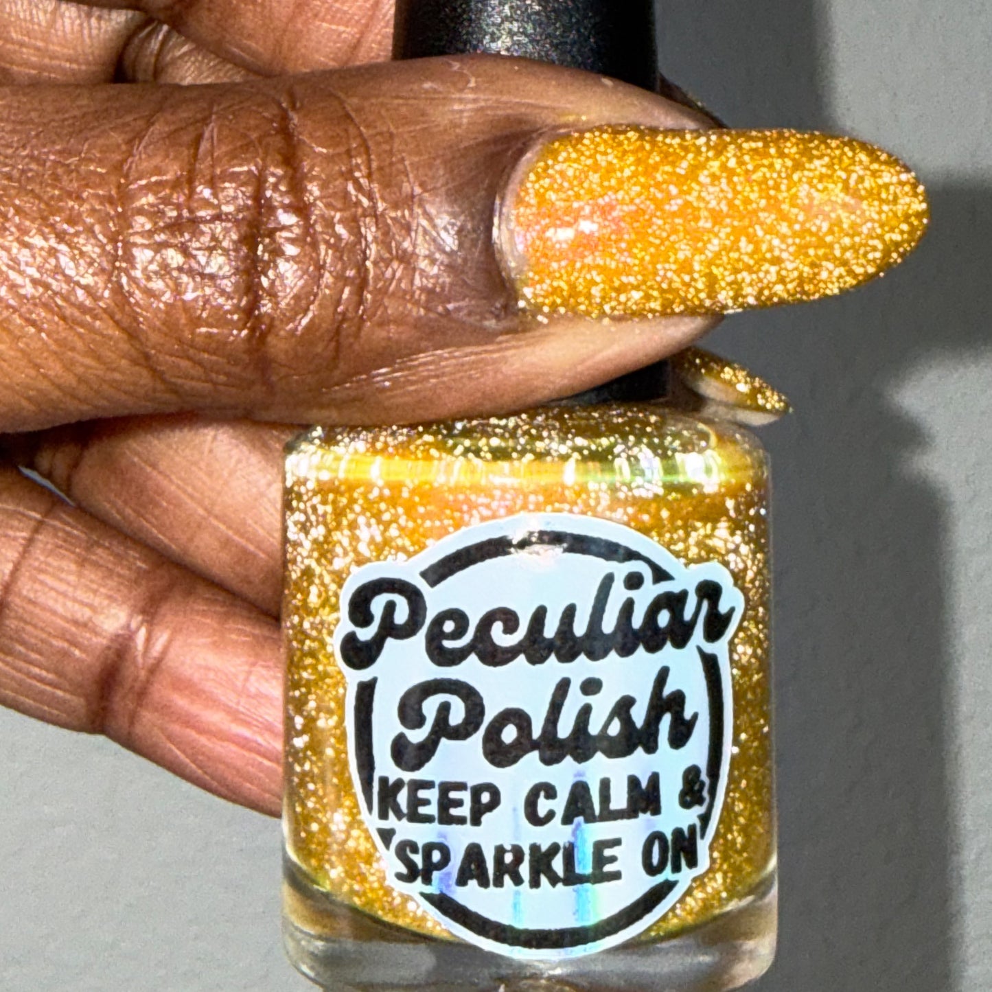 KEEP CALM AND SPARKLE ON (reflective glitter)