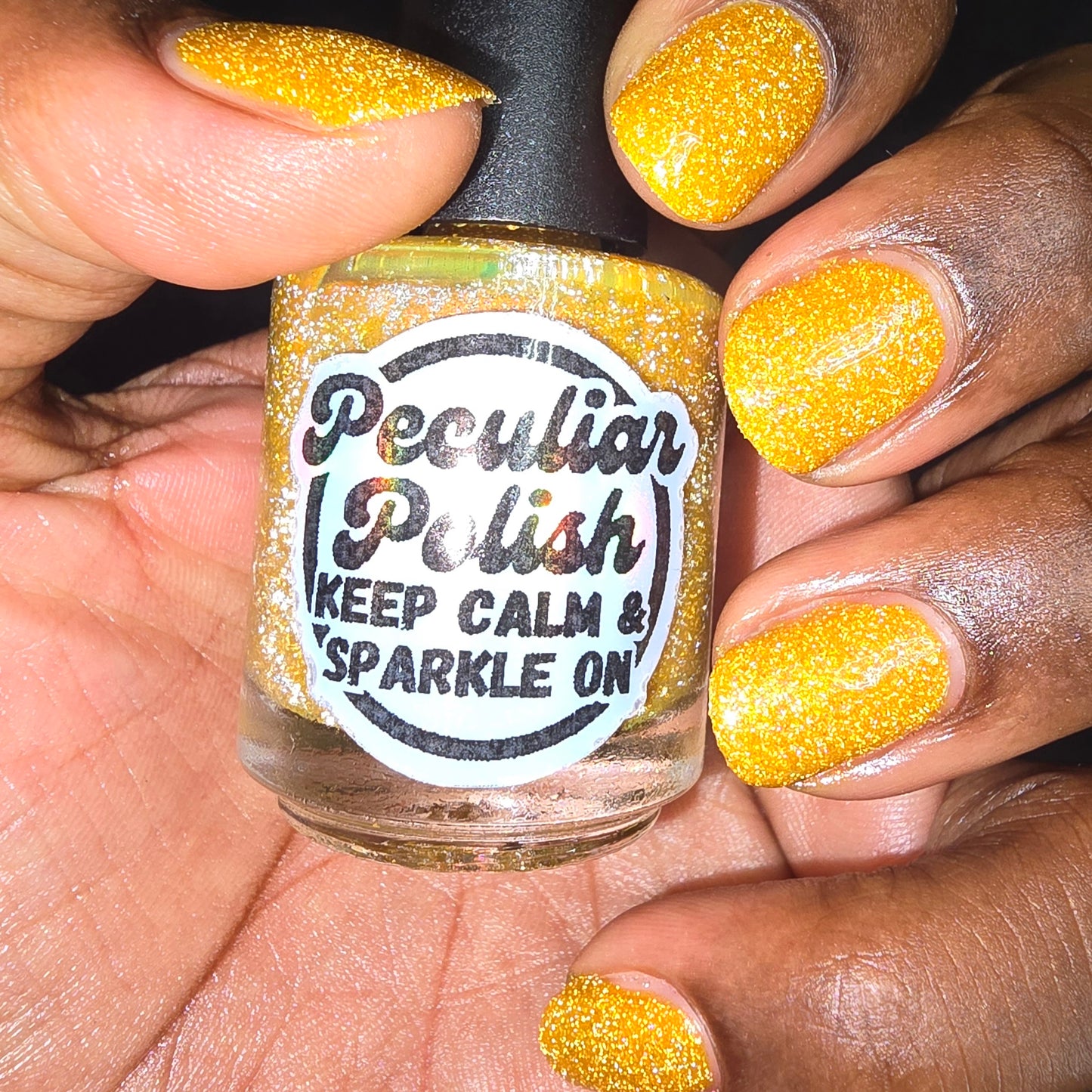 KEEP CALM AND SPARKLE ON (reflective glitter)