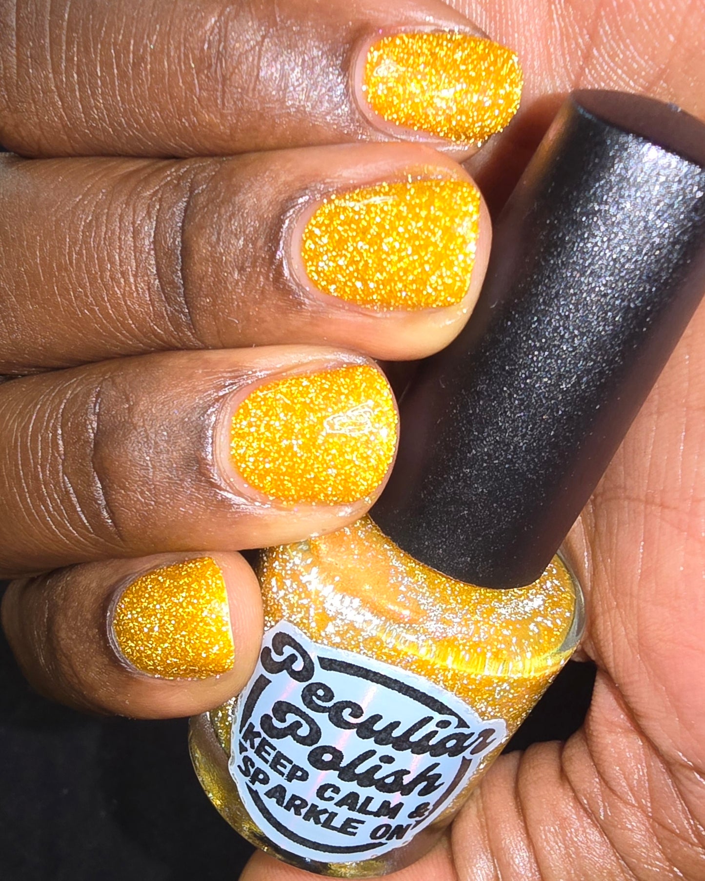 KEEP CALM AND SPARKLE ON (reflective glitter)