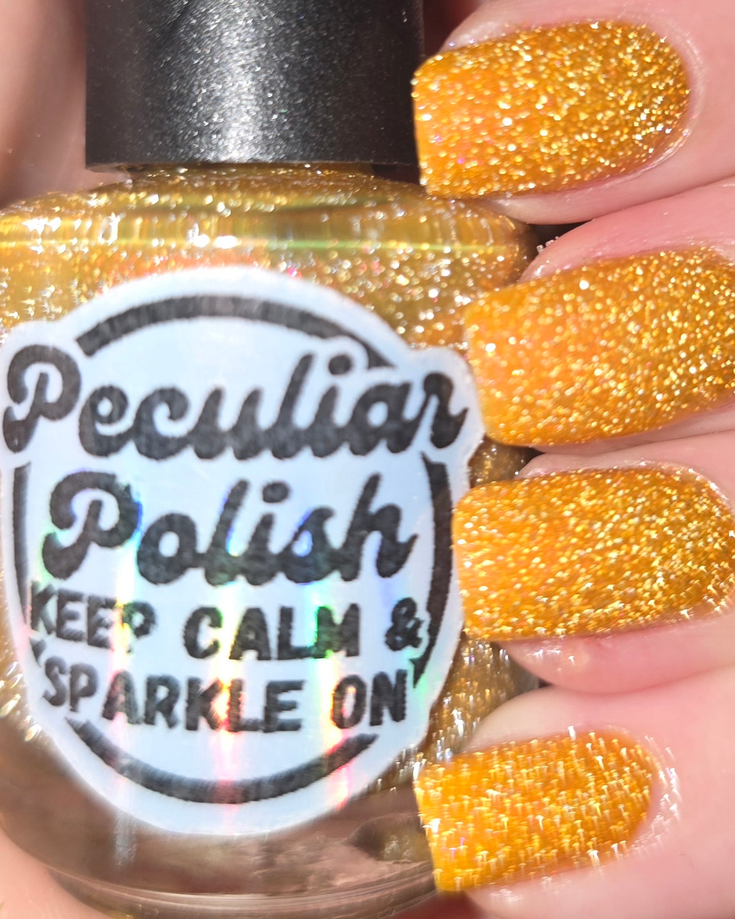 KEEP CALM AND SPARKLE ON (reflective glitter)