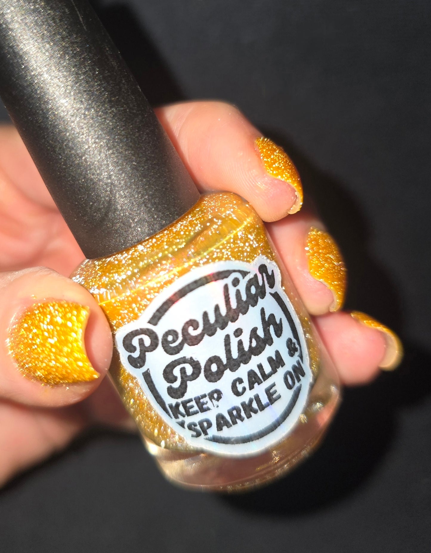 KEEP CALM AND SPARKLE ON (reflective glitter)