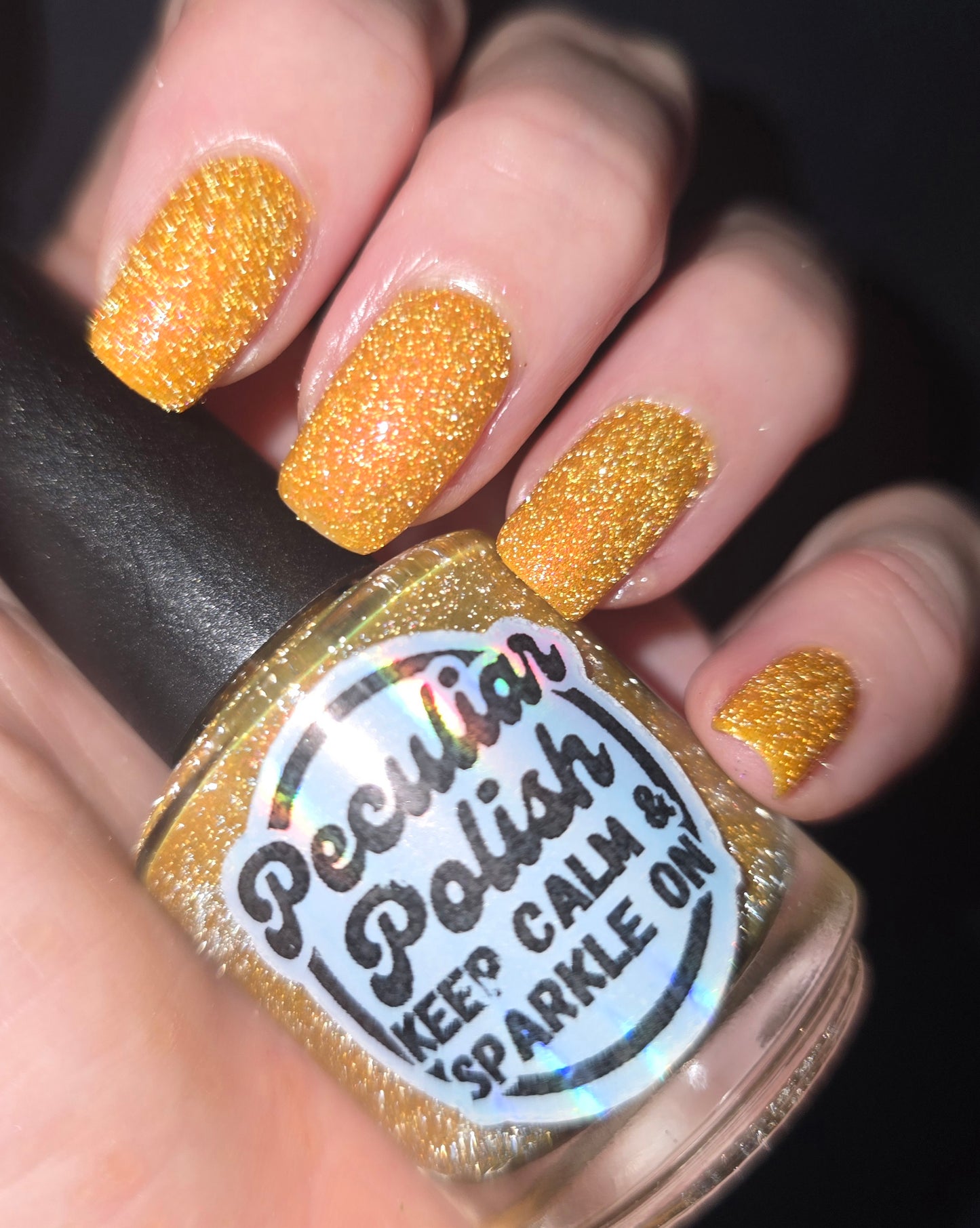 KEEP CALM AND SPARKLE ON (reflective glitter)