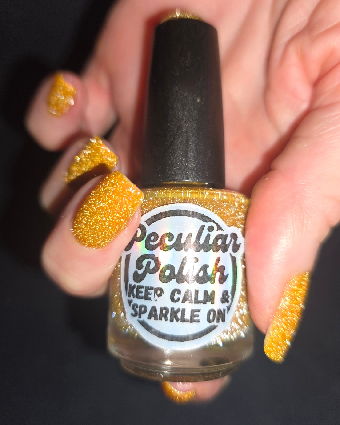 KEEP CALM AND SPARKLE ON (reflective glitter)