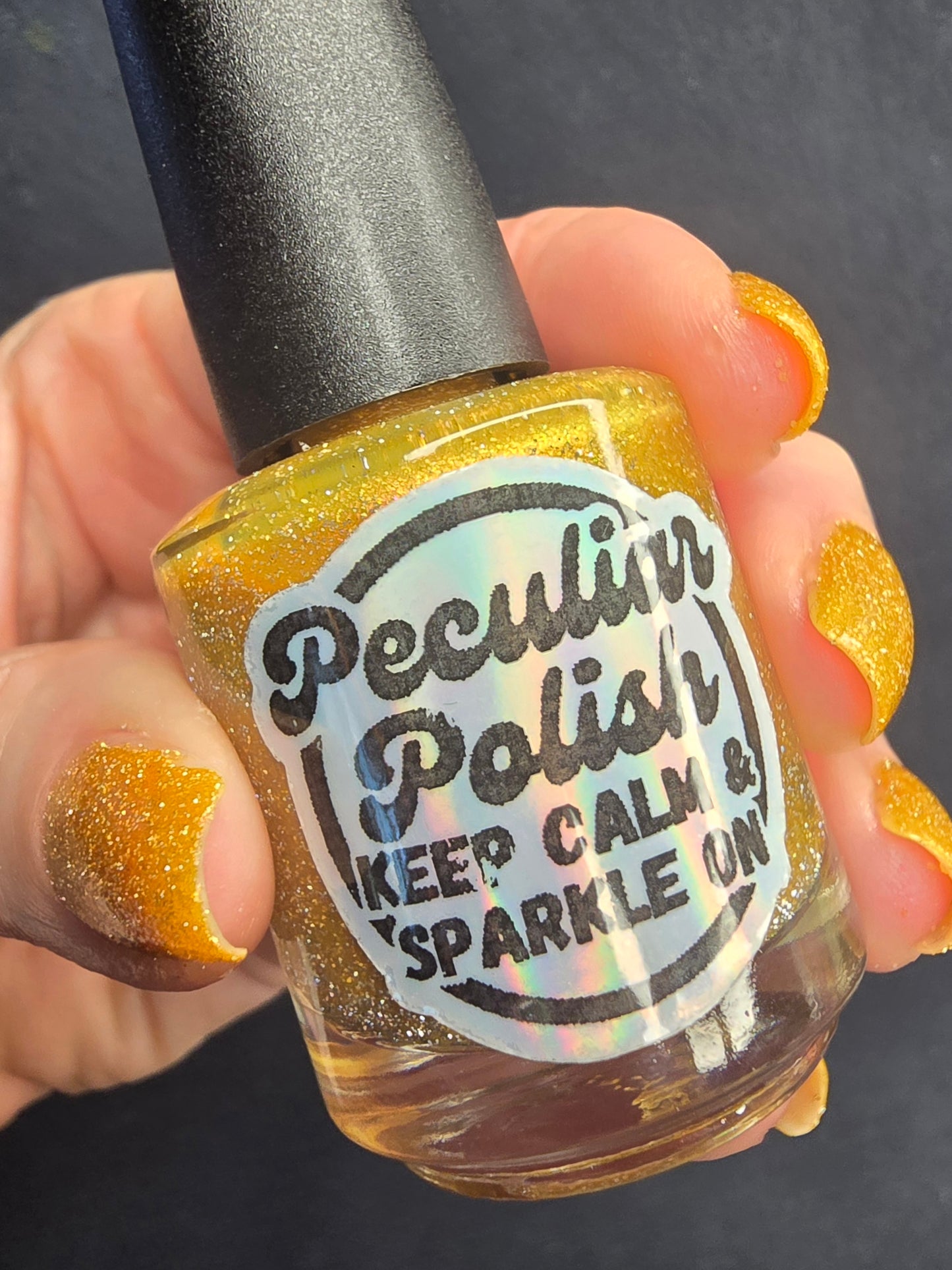 KEEP CALM AND SPARKLE ON (reflective glitter)