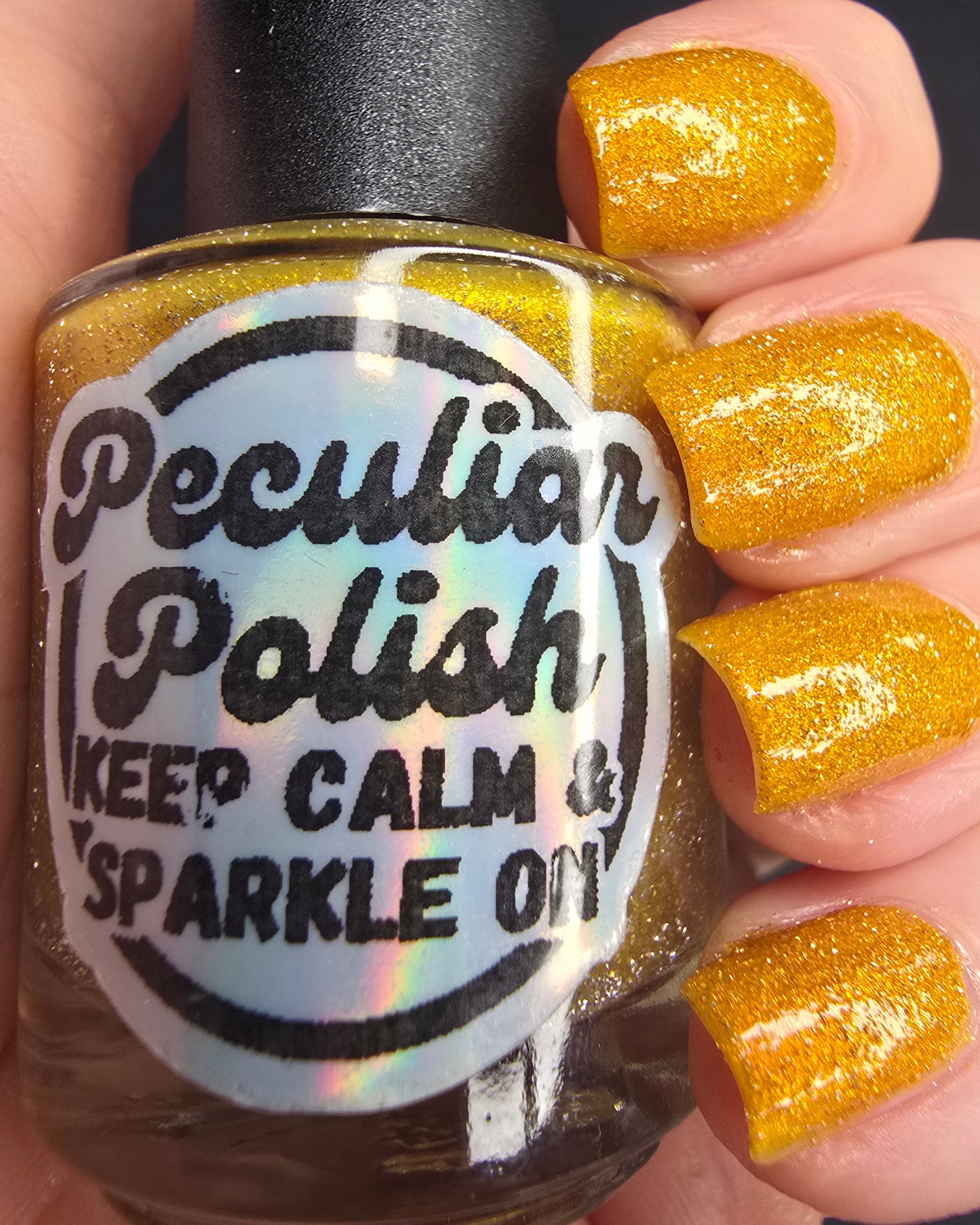 KEEP CALM AND SPARKLE ON (reflective glitter)