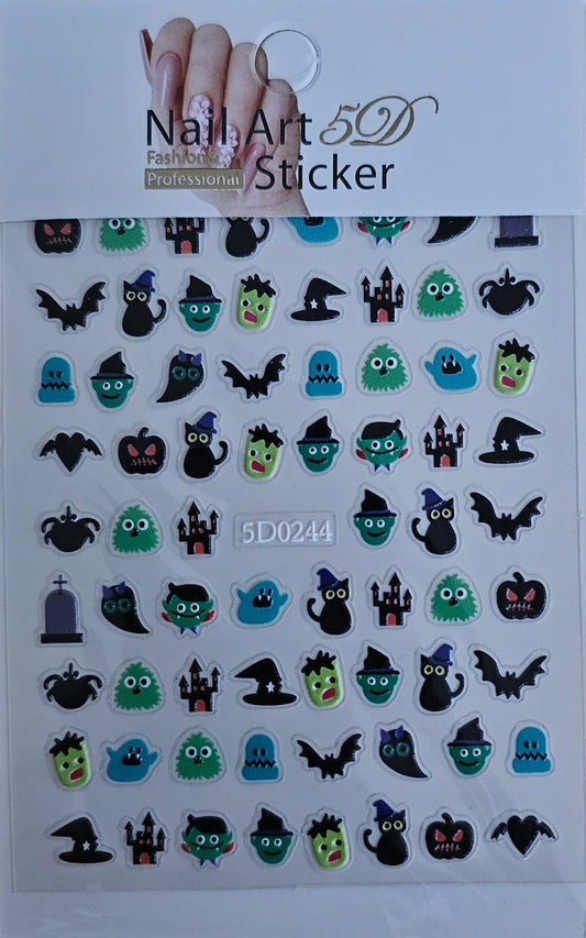 HALLOWEEN NAIL STICKERS