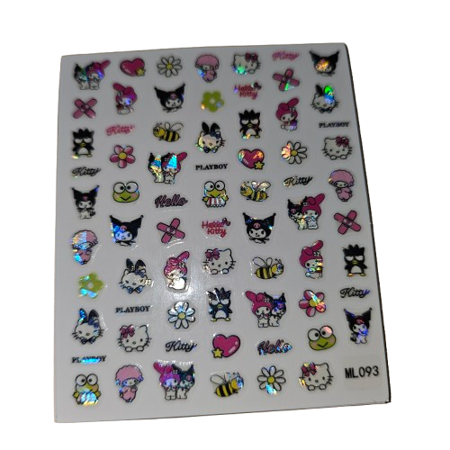 HELLO KITTY NAIL STICKERS